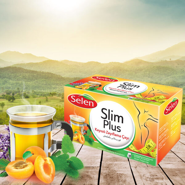 Slim Plus mit Aprikose im Doppelkammerteebeutel