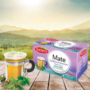 Mate-Tee im Doppelkammerteebeutel