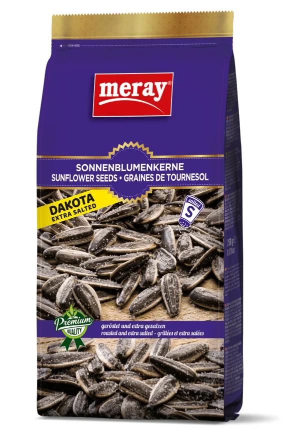 MERAY Dakota Sonnenblumenkerne Geröstet & Extra Gesalzen 250g